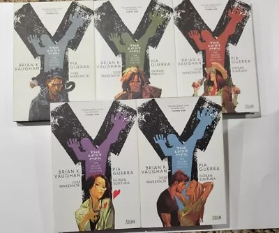 Y The Last Man - THE DELUXE EDITION BOOKS 1-2-3-4-5 - Hardcovers Graphic Novels • $89.99