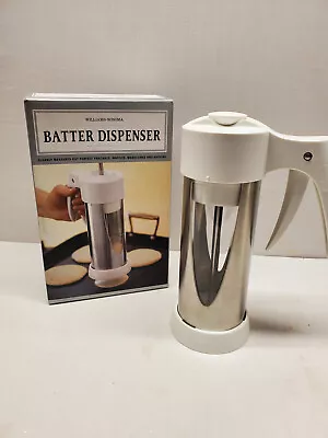 Batter Dispenser Williams Sonoma Pancakes Waffles Crepes Stainless Size Settings • $10