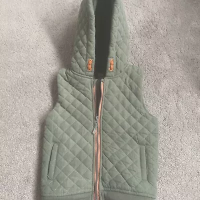 Boys Green Body Warmer Gilet F&F 18-24 Months • £3