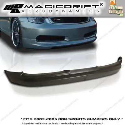 Made For Infiniti G35 03-07 2D Coupe JDM Gialla GL PU Front Bumper Lip Urethane • $94.99