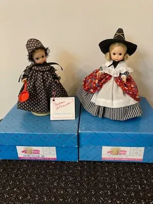 MADAME ALEXANDER 8  DOLLS (2 )MOTHER GOOSE #427 Mother Hubbard #439 Boxes • $34.50