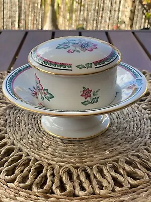 Vintage Royal Winton Staffordshire England Footed Dish Bowl & Trinket Bowl Set  • $15