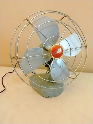 VINTAGE ZERO Electric 10  Fan Desk Or Wall Mount MCM Industrial Works • $30