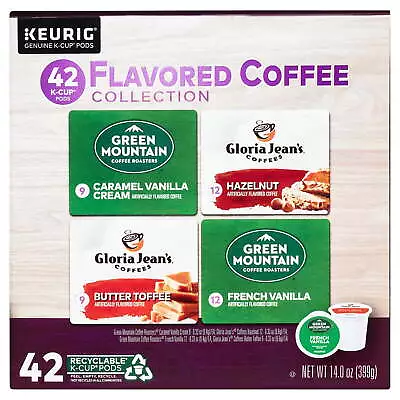 Keurig Flavored Variety Coffee Collection K-Cup Pods Variety Pack 42 Count • $32.29