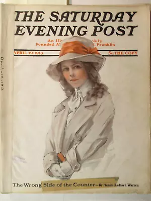 1913Apr Saturday Evening Post JC Leyendecker Kuppenheimer &Indian Motorcycle Ads • $27.30