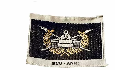 RVN South Vietnam Army Armor Qualification Woven Patch  Dress Uniform Issue • $40