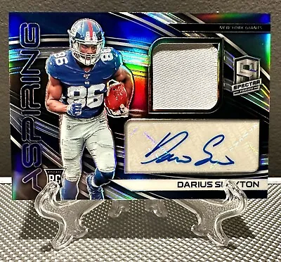 2019 Spectra DARIUS SLAYTON Rookie Patch Auto #/199 Silver Prizm Aspiring🔥RPA • $25