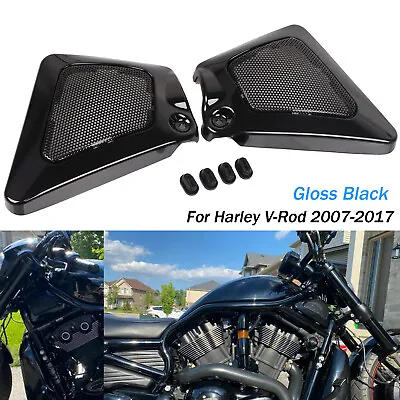 Black Airbox Frame Neck Side Covers For Harley V-Rod VRSCA VRSCB VRSCDX VRSCAW • $29.43