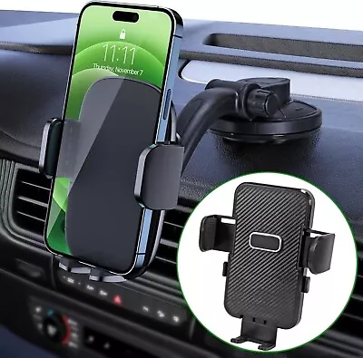 Car Phone Holder Dashboard Windshield Phone Mount Universal For IPhone Samsung • $6.95