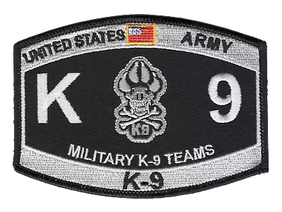 ARMY K-9 TEAMS Military Occupation Specialty Patch • $16.19