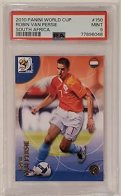 2010 Panini FIFA World Cup South Africa Robin Van Persie #150 PSA 9 Mint • $14.99