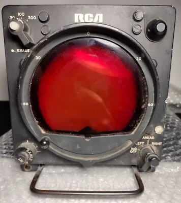 Vintage RCA AVQ-30 TWA Weather Radar Indicator Console PN MI-592042-1 (UNTESTED) • $99.99