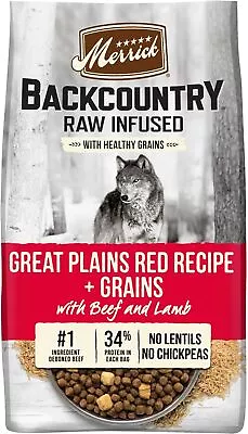 Merrick Backcountry Healthy Grains Kibble With Freeze Dried Raw Pieces Great Pl • $64.24