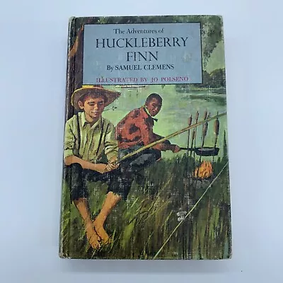 Vintage 1963 The Adventures Of Huckleberry Finn By Mark Twain Grosset And Dunlap • $2