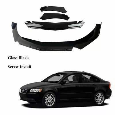 Add-on Universal Front Bumper Lip Spoiler Fit For Volvo S40 2000-2012 • $55.99