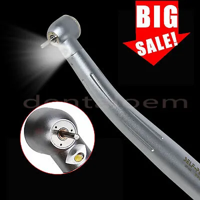 NSK Style Dental LED E-generator Fiber Optic High Speed Handpiece 4 Hole Turbine • $20.99