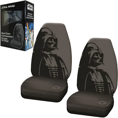 $62 • Buy New Disney Star Wars Darth Vader Car Truck 2 Front Bucket Seat Covers Set