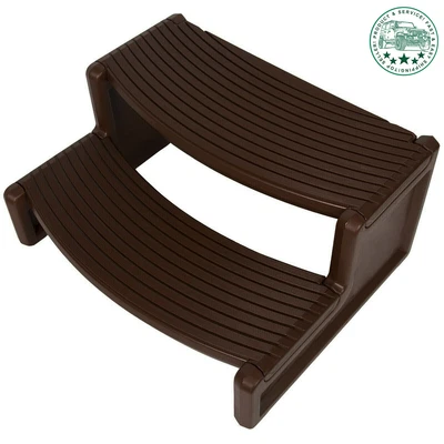 $72.50 • Buy Mahogany Resin Steps Pool Ladders For Spa And Hot Tubs Pool Handi-Step