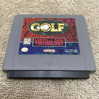 GOLF Virtual Boy By Nintendo Loose Game Cartridge Authentic • $49.99