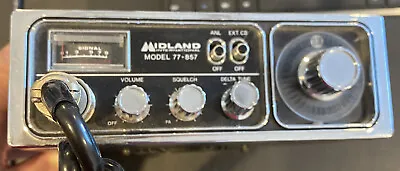 Vintage 1977 MIDLAND CB RADIO MODEL 77-857 • $9.99