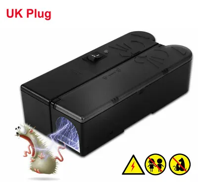 £19.99 • Buy Electronic Mouse Trap Electric Mice Zapper Killer Live Catch Pest Control Home