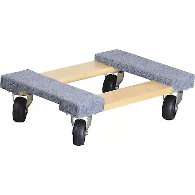 Ironton Carpeted Hardwood Mover's Dolly 1000-Lb. Capacity 18in.L X 12in.W • $12.99