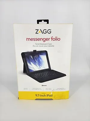 ZAGG Folio Bluetooth Keyboard Case For Apple IPad Pro Air/ Air2 9.7-inch Black • $44.99