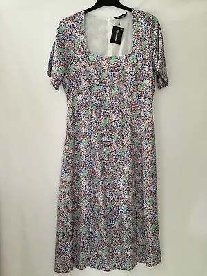 Kaleidoscope Summer Dress Ladies Size 16 BNWT A Line Pretty Print • £16.99