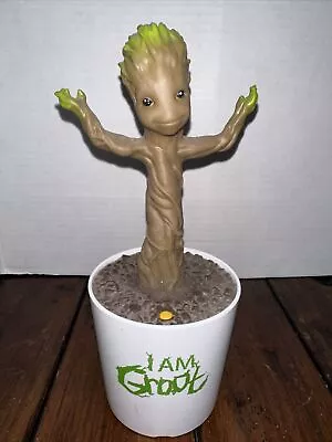 I Am Groot 9.5  Mini Figure Potted Plant Singing Dancing Toy Guardians Of Galaxy • $8.88