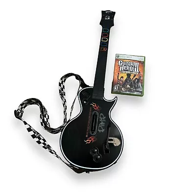 XBox360 Guitar Hero III Legends Of Rock+Wireless Controller Gibson 95123.805 Set • $159.24