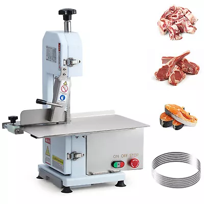 550W Commercial Meat Bone Cutting Machine Electric Meat Bandsaw Machine • $330.59