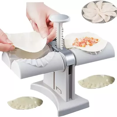 Household Double Head Automatic Dumpling Maker Mould Dumpling Wrapper Tools • $14.98