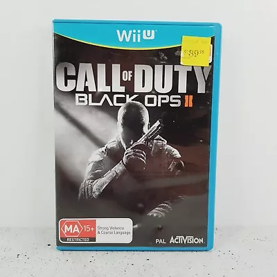 CALL OF DUTY BLACK OPS II ( Nintendo Wii U )  Video Game PAL - Complete • $20