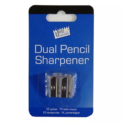 Metal Pencil Sharpener (Single Hole Or Dual Hole) • £2.90