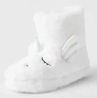$12.79 • Buy Bnwt Girls Unicorn Slipper Boots Choose Size 6 7 8 9 10 12 New