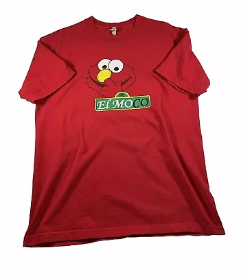 Y2k Elmo El Moco T Shirt L Parody Sesame Street Red Alstyle Muppet Tv Spanish • $24.99