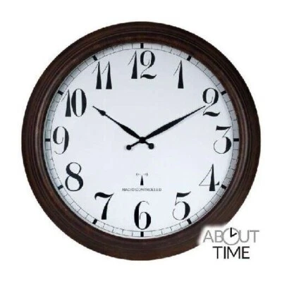 EU Perfect Time Radio Controlled Extra Large Outdoor Garden Clock 57.5cm 23  • £34.99