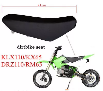 Motorcycle Tall Seat Fit For Kawasaki KLX110 KX65 Pit Dirt Bike BBR DRZ110 RM65 • $45.46