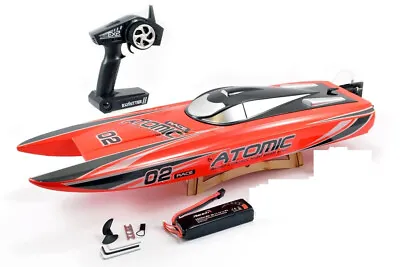 Volantex Racent Atomic 70cm Brushless RC Racing Speed Boat ARTR - Fast 60KPH! • $368.76