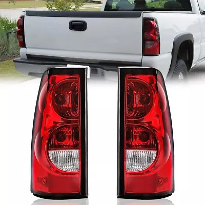 1999-2002 Red Rear Tail Lights Pair For Chevy Silverado/1999-2006 GMC Sierra • $49.99