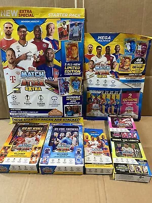 Match Attax Extra 23/24 2 Mega Tins 2 Mini Tins  1 Mega Pack 1 Starter 1 Eco - • £49.99