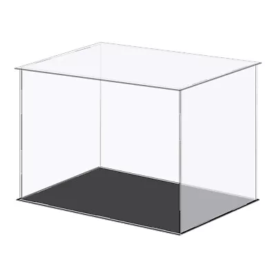 Acrylic Display Case Box Cube Storage Box Small Assemble Showcase 36x26x25.5cm • £22.31