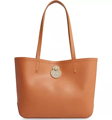 NWT LONGCHAMP Cavalcade Leather Shoulder Tote Natural Brown TAN Made In France! • $384