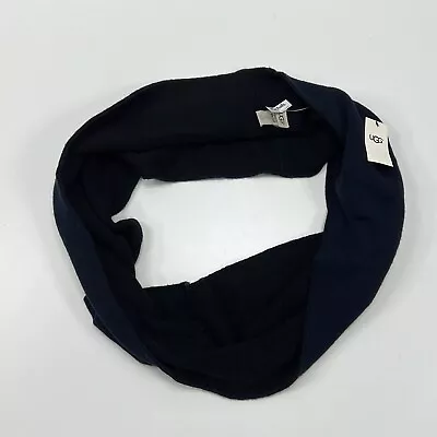 NWT Ugg Women's Blue Tight Knit Multifunctional Rectangular Scarf • $22.49