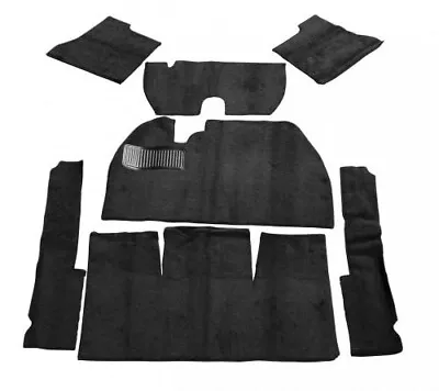 7 Pc CARPET KIT - BLACK - NO FOOT REST - VW Bug Sedan 1958-1968 - EMPI 00-3081-0 • $161.95