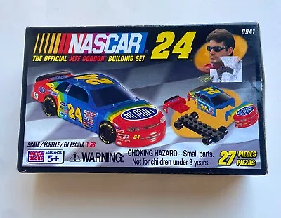 NASCAR The Official JEFF GORDON #24 Building Set #9941 Mega Blocks New Unopened • $9.90