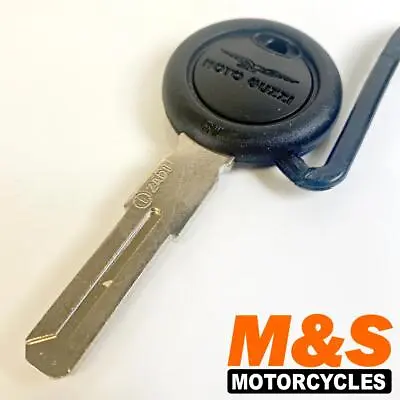 Moto Guzzi Blank Ignition Key For 1200 Sport Breva Grizzo | GU05735530 Black • $111.84