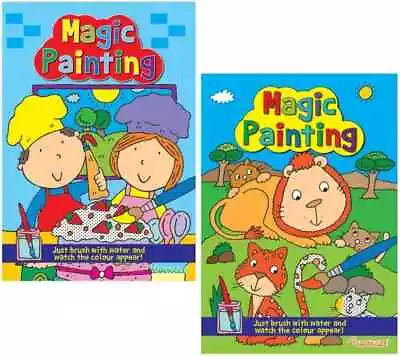 Magic Painting Book | Children's No Mess Colouring -Just Add Water| 1 Book • £5.85