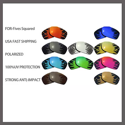 US Replacement Polarized Lenses For-Oakley Fives Squared OO9238 Anti Scratch • $9.98