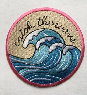 Surfing CatchEmbroid. Sew Iron Quality Patch  Sports Beatch FAST SHIPPING 3.5  • $12.75